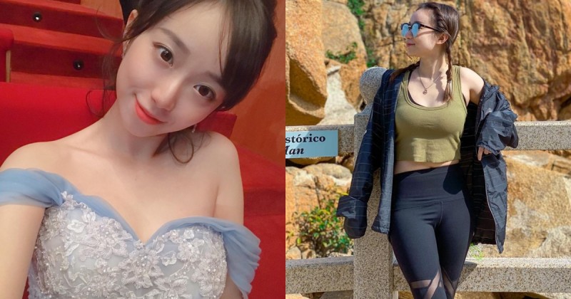 爬山啦！澳門清新正妹「高菁」呼吸新鮮空氣，美乳蠻腰大解放～