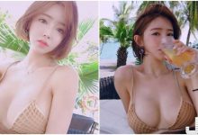 海灘捕獲「超養眼大奶妹」，豐滿美乳「長輩超誘人」，路人都瘋狂偷瞄啊！-德州扑克迷