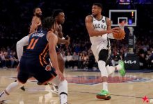 迈博体育 唐斯32+11字母哥空砍两双 布伦森15+9尼克斯轻取雄鹿-德州扑克迷