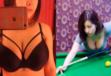 好狂！「爆乳撞球妹」引各大群組瘋傳！超惹火「架杆姿勢」讓網友都戀愛了…-德州扑克迷
