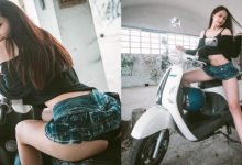 「清新少女」一秒變叛逆，機車上頂出「性感蜜臀」超失控-德州扑克迷