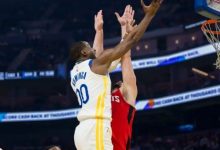 大发体育-库里追梦缺阵库明加33分 勇士险胜火箭止住5连败,大发助力你的致富之路!-德州扑克迷