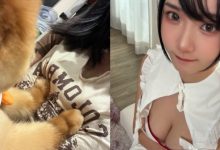 被壓扁了啦！寵物美容師Angela寶7被狗狗狠狠「踐踏」巨乳-德州扑克迷