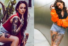 藝術欣賞！辣妹把身體當刺青展示品　上空秀作品「胸前嫩白肌」搶焦點-德州扑克迷