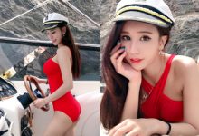 美女在船誰不開？政大正妹「李小荻Miss Abby」窈窕身材壯觀吸睛，洶湧浪潮海上難平靜了！-德州扑克迷