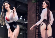 哪有老師穿這樣的啦!性感教師高衩褲露翹臀 配上吊帶襪更火辣-德州扑克迷