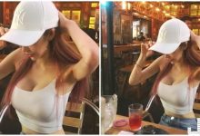 火辣正妹「爆乳喝飲料」，超養眼視角看了就噴血！-德州扑克迷