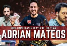 【EV扑克】Adrian Mateos荣获2024年Card Player年度最佳牌手称号-德州扑克迷