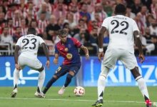 迈博体育 拉菲尼亚2射1传莱万传射 3C染红巴萨5-2皇马夺冠-德州扑克迷