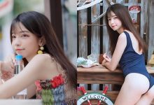 清新正妹「劉瑋晞Tiffany」穿史庫水後挺「白皙蜜桃臀」，大眼回眸讓男人一秒淪陷！-德州扑克迷