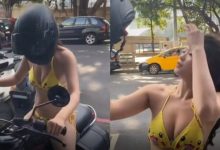 「比基尼檔車妹」影片瘋傳　美臀舞者火辣上路性感又帥氣-德州扑克迷