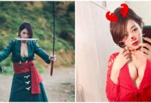 地表最胸三刀流！「爆乳正妹」變身最強劍士，胸前風景也是殺傷力十足！-德州扑克迷