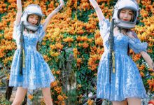 原子小甜妹「飄哥」藏炮仗花間，「可愛笑顏」讓全民都戀愛！-德州扑克迷