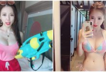 潑水節玩到奶都濕了！「巨乳正妹」神級美乳被潑濕，紳士們快幫忙擦乾啊！-德州扑克迷