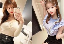 22歲大眼正妹「拍照姿勢好邪惡」，跪地挺身「胸型超飽滿」！-德州扑克迷