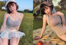 露營見「糖糖」吊帶衣浮大奶球，「逆天細腰」粉絲搶簽收！-德州扑克迷