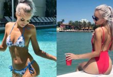 消暑!妹子「全身溼透」讓人心涼脾透開 比基尼貼緊緊曲線超性感-德州扑克迷