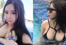 「巨乳奶妹」掀起泳池人造大海嘯！胸前自備沙灘排球「不科學腫脹」！-德州扑克迷