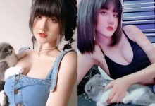 放開那隻貓!「短髮網紅」緊貼喵星人 事業線吸走網友目光-德州扑克迷