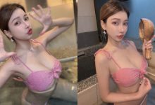 太犯規！美乳女神「娜娜米」慶生泡湯放鬆，粉色比基尼藏不住「雪白雙峰」！-德州扑克迷