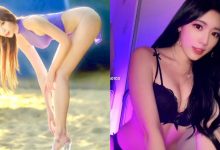 長腿女神「謝立琪Kiki」完美比例塞鏡頭，彎腰提臀「蜜汁腿肉」一覽無遺-德州扑克迷