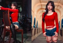 紅衣女孩！夜裡見「Dory」穿「性感吊帶」路過，粉絲正名：Dory橋-德州扑克迷