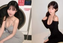 後媽裙才是王道！清純女孩洗衣店火辣自拍露白嫩奶球和纖細腰身-德州扑克迷