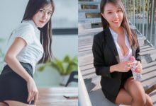 長腿OL「羽晴Min」襯衫跳出「軟嫩美乳」，絲襪玉腿讓同事想一起加班-德州扑克迷