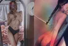 「潘若嵐」猖狂辣體「裸塞全身鏡」，美乳蜜臀前後上陣超養眼-德州扑克迷