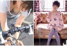 好邪惡！嗣永桃子「爆奶修腳踏車」，一彎腰胸前兩粒都走光了！-德州扑克迷