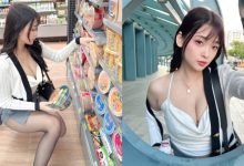 午餐來囉！絲襪正妹「露露咪」親送泡麵，「深美乳溝」粉絲都想當她的菜-德州扑克迷