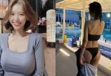 公共泳池邊驚見「窈窕翹臀妹」！正面果然沒讓人失望，是「氣質美胸歐膩」！-德州扑克迷