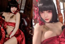 還以為沒穿！巨乳甜心《安希Anxi》化身爆乳莉央造型大受好評-德州扑克迷