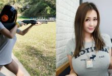 就射擊位置！台灣奶妹挺「超巨乳」舉槍瞄準太兇　網友誓言彈無虛發拚了！-德州扑克迷