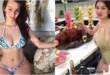 「大奶貴婦」在家火辣下廚！「渾圓美乳＋豐滿翹臀」看起來超美味啊！-德州扑克迷