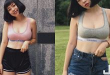 小三角濕濕der！短髮「大奶正妹」胸前好悶熱，一運動就「濕了一片」！-德州扑克迷