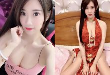 甜美實況主「蕾兒」放大招啦！艷紅旗袍火辣加身 破3000讚解鎖的全身照好猛～-德州扑克迷