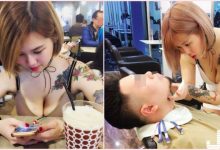 這乳量太狂！台北西門町「巨乳美髮師」引Line瘋傳！超邪惡「服務畫面」沒有極限啊…-德州扑克迷