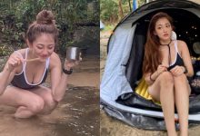 溪邊驚見「爆乳正妹」大方刷牙!原來是熱愛露營的運動系女孩,雙乳形狀堅挺飽滿!-德州扑克迷