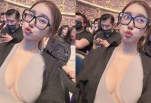 看演唱會驚見「雪白爆乳妹」！衣服挖洞露出「渾圓人字奶」好搶眼-德州扑克迷