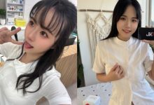 巨乳護理師上班偷懶照流出　制服底下竟藏暴力身材！-德州扑克迷