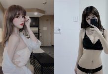 大眼氣質正妹「希希Ellie」常駐加拿大，展現身材不吝嗇，「雪白美胸」不用鋼圈都好挺！-德州扑克迷