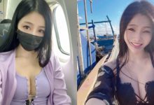 滷味妹「小桃子」超猛戰服只用別針固定　豐滿上圍快撐壞衣服-德州扑克迷