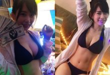 過年就賭這一把！「豪華大奶妹」拿到錢好興奮，比基尼開心玩落去！-德州扑克迷