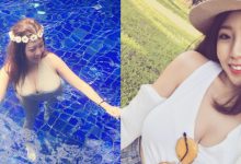 新竹「正妹美睫師」乳球太大浮在水面上！性感深V展現「高聳乳峰」！-德州扑克迷