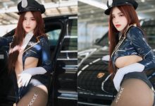 火辣警長「艾希Ash」下車超誘惑，「絲襪包蜜臀」罪犯也放棄掙扎！-德州扑克迷