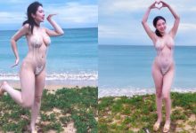 「巨乳人妻」太猛太聽話！在墾丁海邊穿「情趣內衣」拍照-德州扑克迷