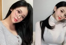 梨花大學「高顏值眼鏡女孩」，透膚上衣「黑內衣若隱若現」！-德州扑克迷