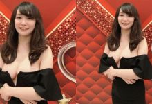 台新銀行春酒驚見「深V巨乳妹」！超火辣E奶險些炸出，網友全都坐不住啦！-德州扑克迷