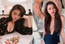 正妹Coco低頭用餐「深溝現形」，誘人事業線讓客人都心動了！-德州扑克迷